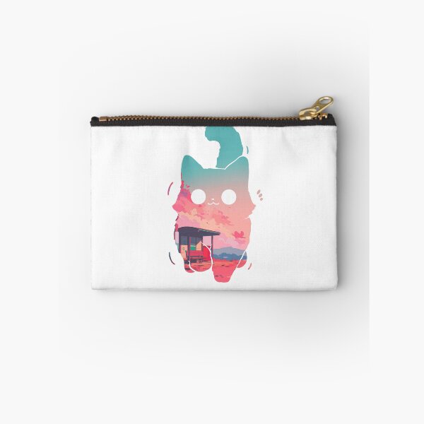 Item preview, Anime Cat Sunset Landscape designed and sold by mustbewhy.
