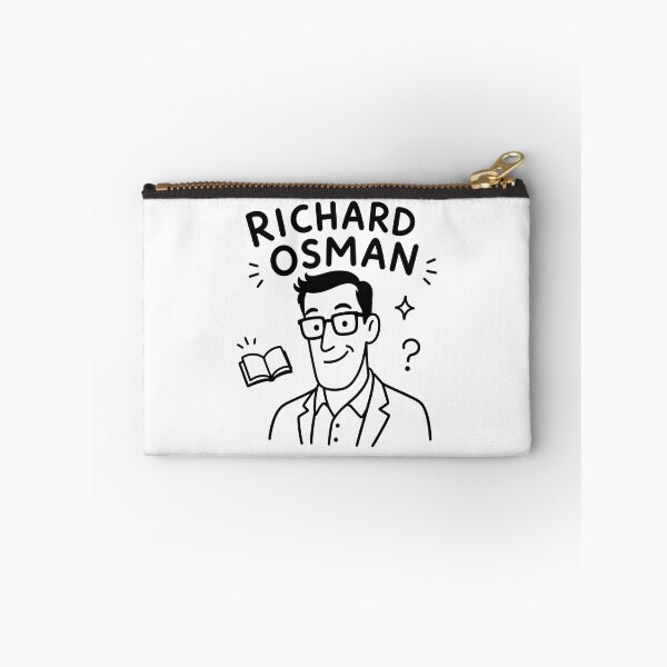 Item preview, Richard Osman – Author Book Lover Minimal Portrait designed and sold by Abidel.