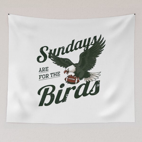 Item preview, Sundays Are for the Birds Eagle Football Vintage Design designed and sold by MrFreder65443.