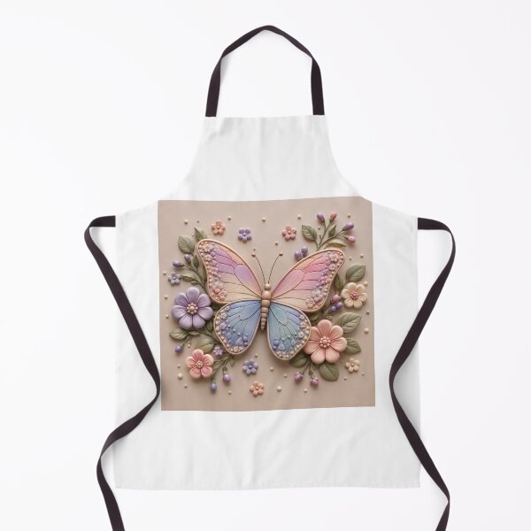 Item preview, 3D Floral Butterfly Embroidery Art designed and sold by ThilankaDesign.