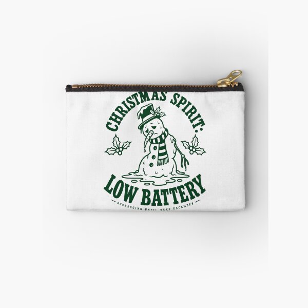 Item preview, Christmas Spirit: Low Battery, Retro Mascot Holiday Graphic designed and sold by PhylonBoxx.