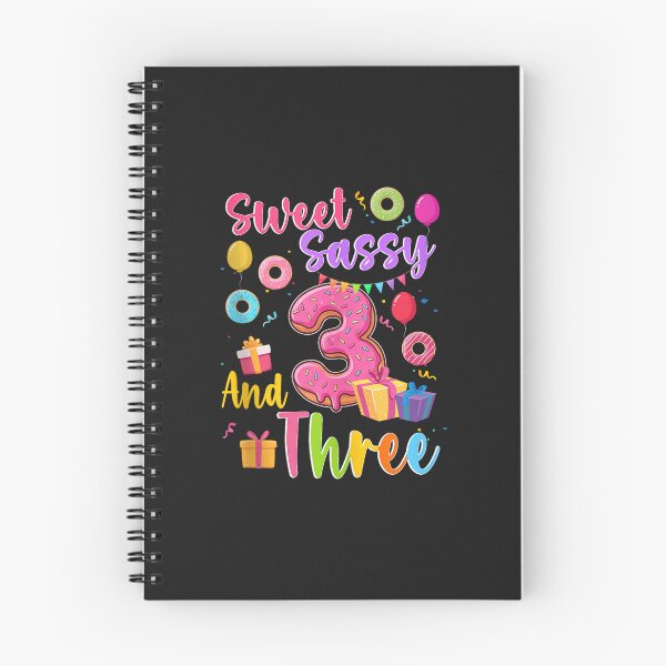 Item preview, Sweet Sassy And Three Donut 3rd Birthday Girl Party designed and sold by abig-eiyana.