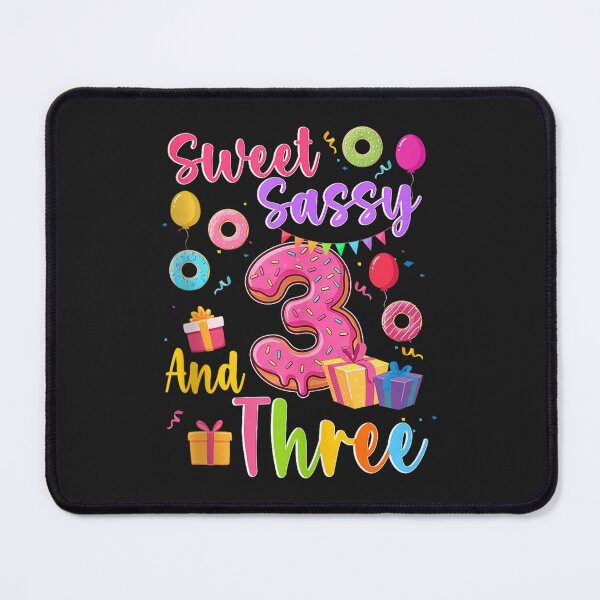 Item preview, Sweet Sassy And Three Donut 3rd Birthday Girl Party designed and sold by abig-eiyana.