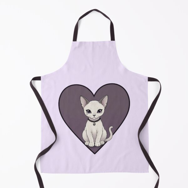 Item preview, Gothic Sphynx Cat in Purple Heart designed and sold by SweetLilith.