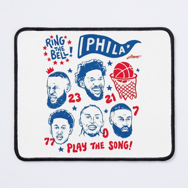 Item preview, Phila Basketball Play the Song Blue Red Fan Graphic designed and sold by AndrewBro93989.