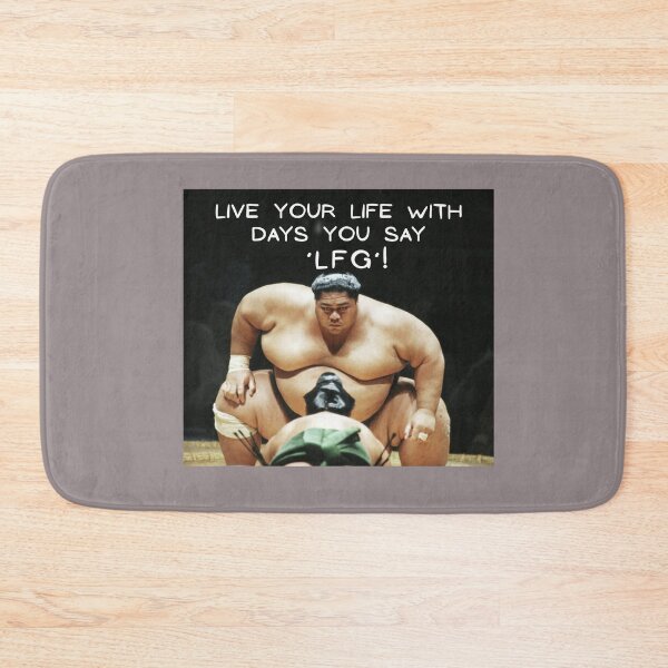 Item preview, Sumo Wrestler Life Your Life LFG Inspirational designed and sold by Kaibosh21.