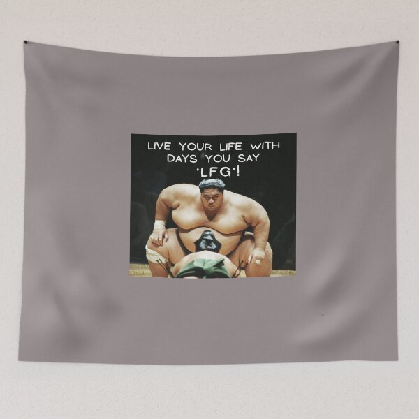 Item preview, Sumo Wrestler Life Your Life LFG Inspirational designed and sold by Kaibosh21.