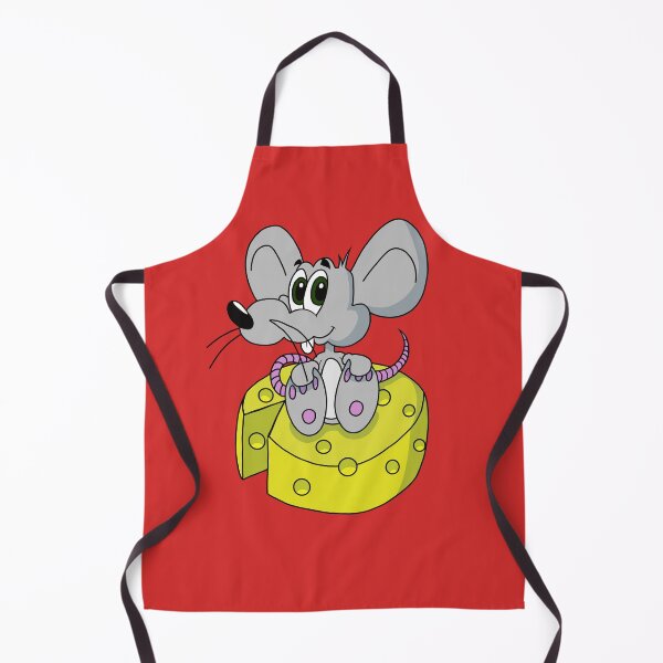 Item preview, Cute Kawaii Gray Rat Sitting on Cheese designed and sold by CozyCritters8.