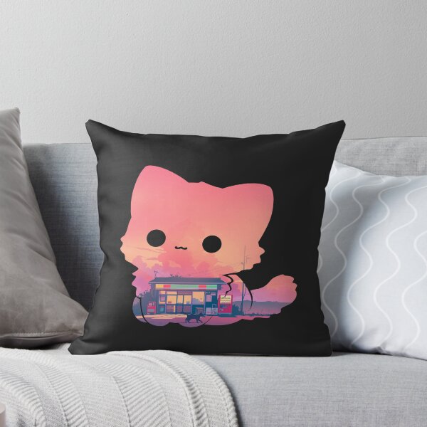 Item preview, Cozy Lofi Cat Sunset designed and sold by mustbewhy.