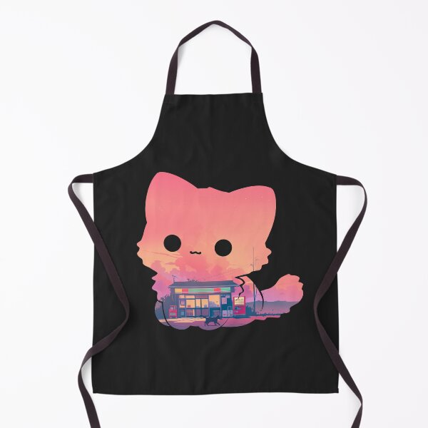 Item preview, Cozy Lofi Cat Sunset designed and sold by mustbewhy.
