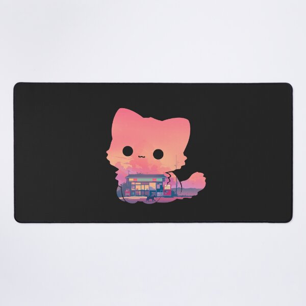 Item preview, Cozy Lofi Cat Sunset designed and sold by mustbewhy.
