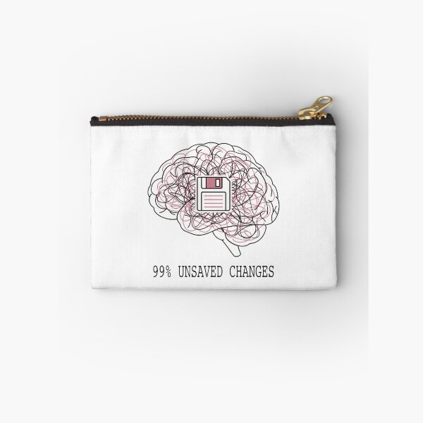 Item preview,  Funny Retro Unsaved Changes Brain Silhouette Art designed and sold by pattman.