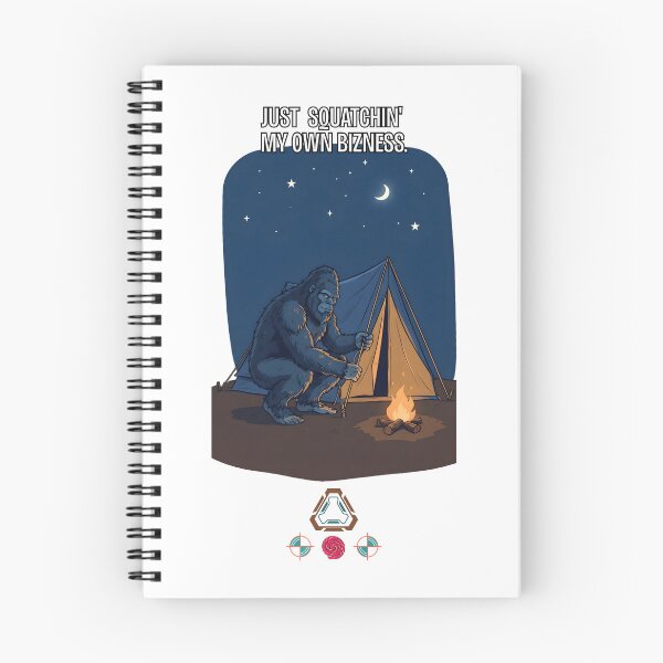 Item preview, Bigfoot Camping Tent Campfire - Funny Sasquatch Outdoors Cryptid Graphic Tee designed and sold by Whimsy Trail Co.