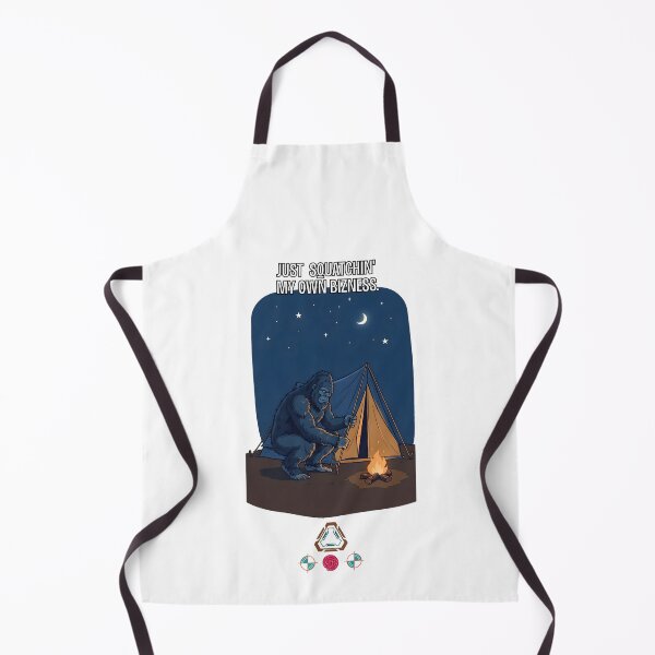 Item preview, Bigfoot Camping Tent Campfire - Funny Sasquatch Outdoors Cryptid Graphic Tee designed and sold by Whimsy Trail Co.