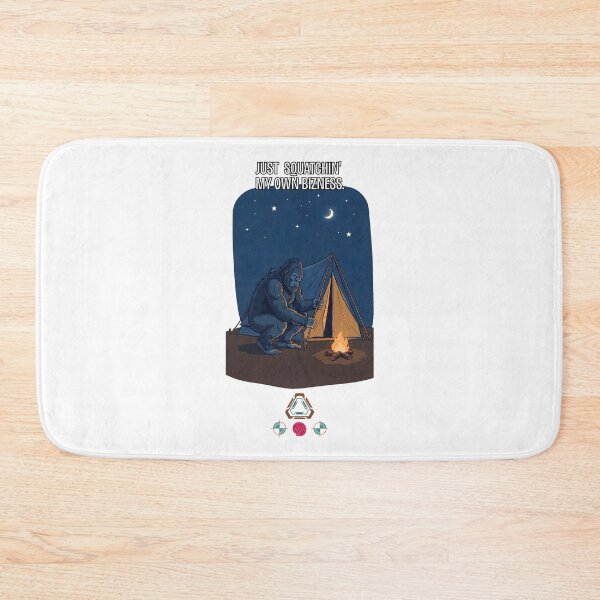 Item preview, Bigfoot Camping Tent Campfire - Funny Sasquatch Outdoors Cryptid Graphic Tee designed and sold by Whimsy Trail Co.