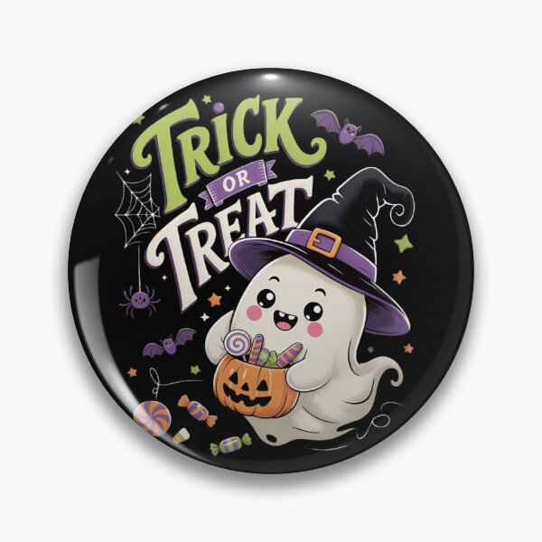 Item preview, Cute Trick or Treat Ghost Halloween Retro designed and sold by Zizo-DR44.