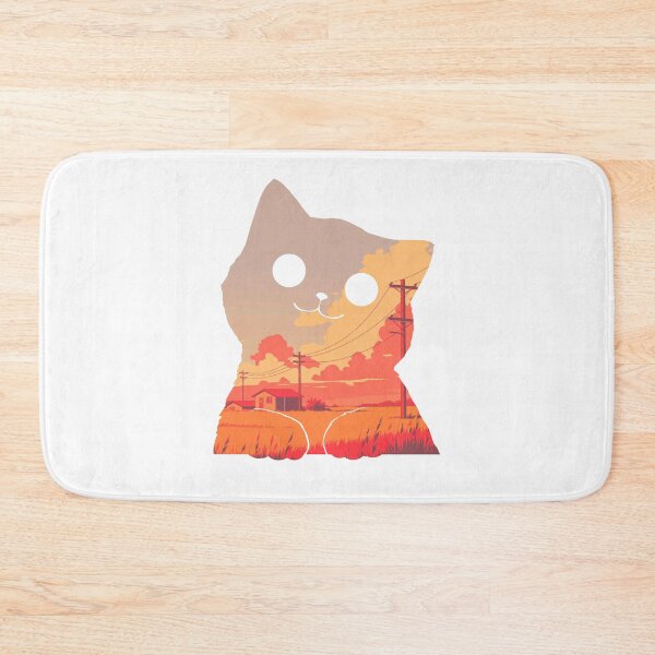 Item preview, Cute Cat Sunset designed and sold by mustbewhy.