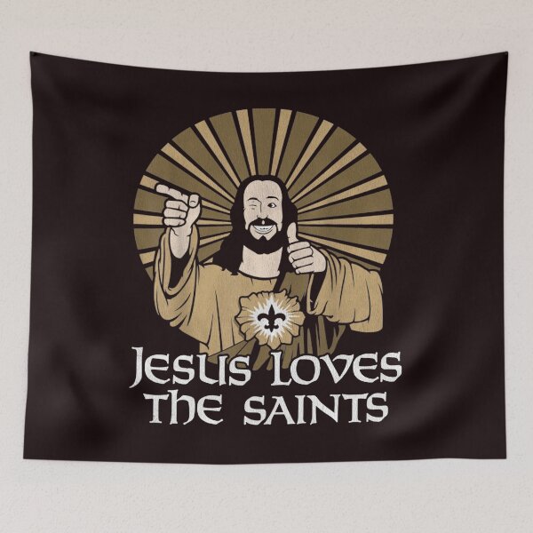 Item preview, Jesus Loves The Saint Funny Jesus pointing designed and sold by valery-kenz.