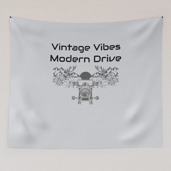 Item preview, Vintage Vibes, Modern Drive-V2 designed and sold by CHIEF-HAT STORE.