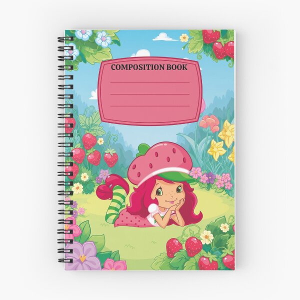 Item preview, Strawberry shortcake notebook designed and sold by aquabutterflyco .