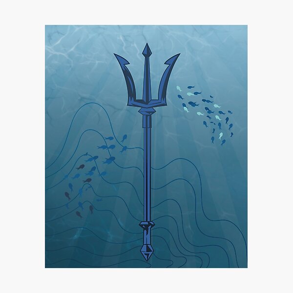 Item preview, Poseidon's Trident designed and sold by ApollosCrafts.