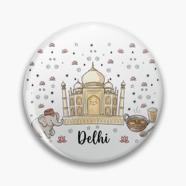 Item preview, Cute Taj Mahal India Doodle Art designed and sold by RamyGallery.