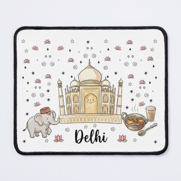 Item preview, Cute Taj Mahal India Doodle Art designed and sold by RamyGallery.