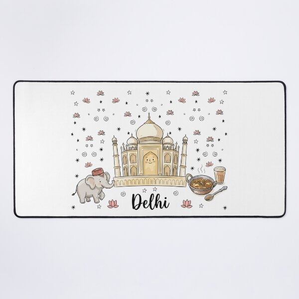 Item preview, Cute Taj Mahal India Doodle Art designed and sold by RamyGallery.
