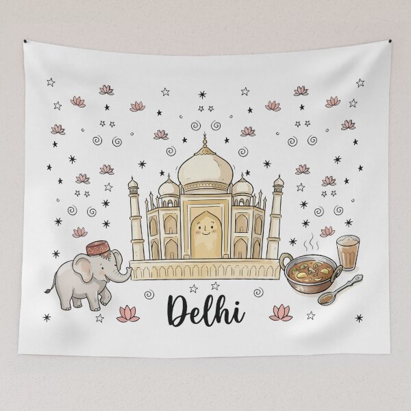 Item preview, Cute Taj Mahal India Doodle Art designed and sold by RamyGallery.
