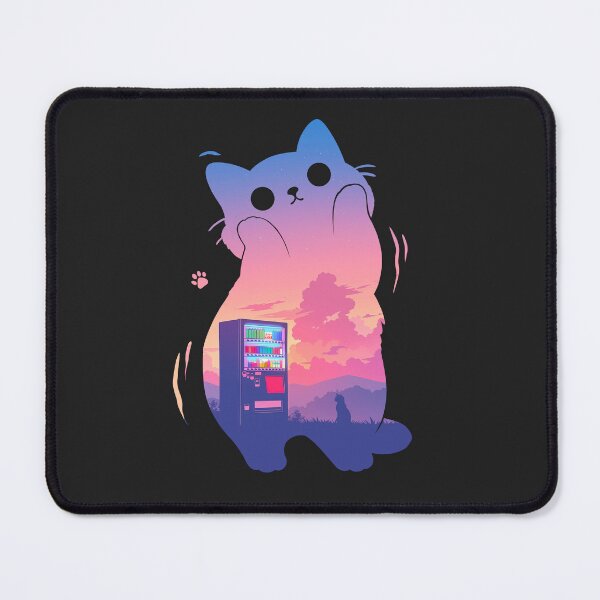 Item preview, Anime Cat Japanese Sunset designed and sold by mustbewhy.