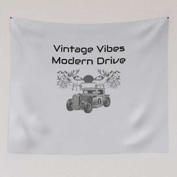 Item preview, Vintage Vibes, Modern Drive-V3 designed and sold by CHIEF-HAT STORE.