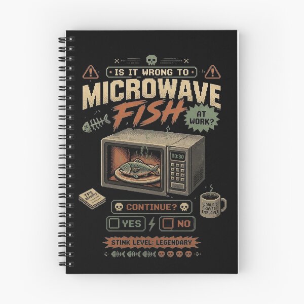Item preview, Is It Wrong To Microwave Fish At Work? designed and sold by Birdie and Flynn.