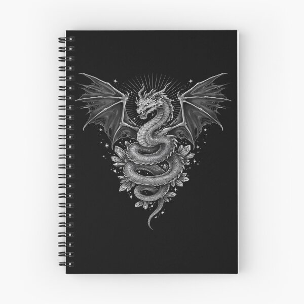 Item preview, Gothic Crystal Dragon – Dark Fantasy Celestial Design designed and sold by Midnight Veil Designs.