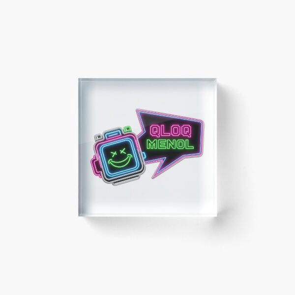 Item preview, QLOQ MENOL - Neon Smartwatch Venezuelan Urban Phrase designed and sold by elglotonmusical.