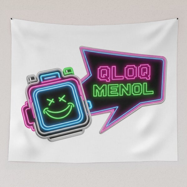 Item preview, QLOQ MENOL - Neon Smartwatch Venezuelan Urban Phrase designed and sold by elglotonmusical.