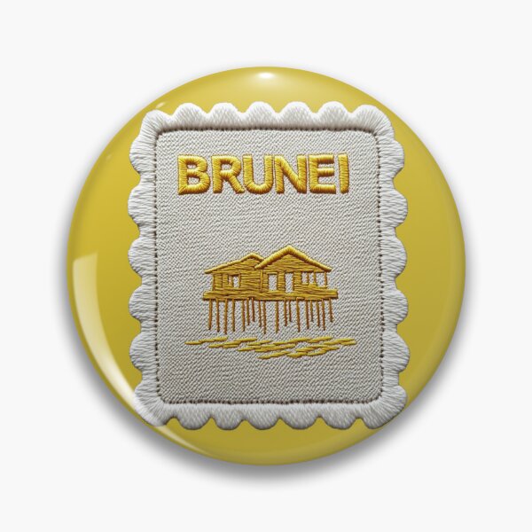 Item preview, Brunei Travel Patch Water Village Embroidered designed and sold by tiigerdad.