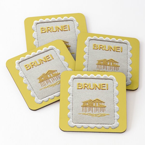 Item preview, Brunei Travel Patch Water Village Embroidered designed and sold by tiigerdad.