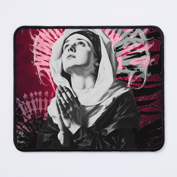 Item preview, Sacred Praying Virgin Mary Gothic Cyberpunk Halo  designed and sold by iconiicc.