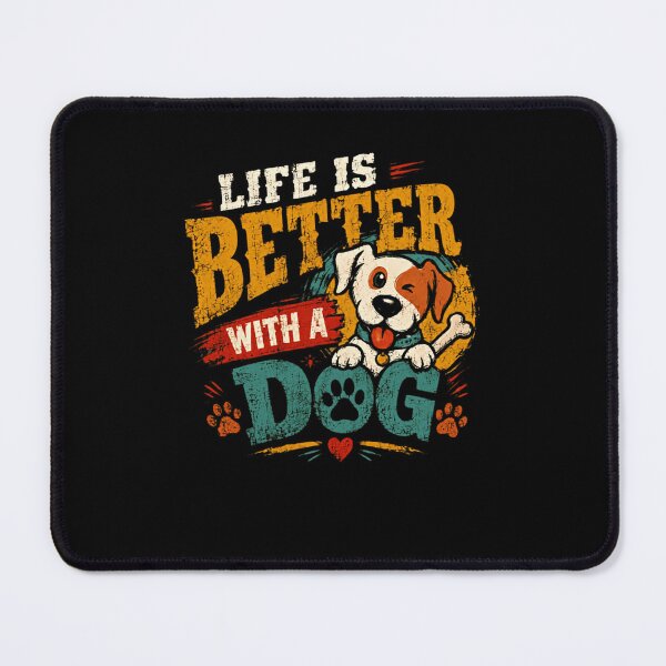 Item preview, Life Is Better With A Dog Pet Owner Dog Lover Canine designed and sold by Star3NowForMe.