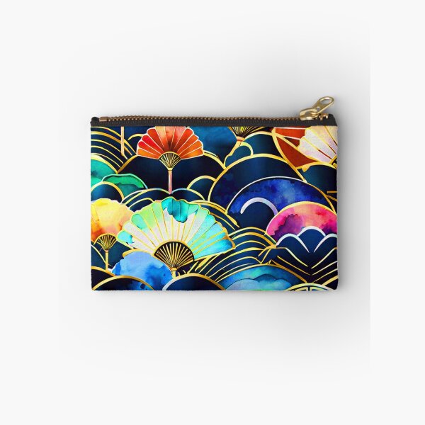 Item preview, Asian Fans Colorful Alcohol Ink-Inspired Modern Designs designed and sold by DEC02.