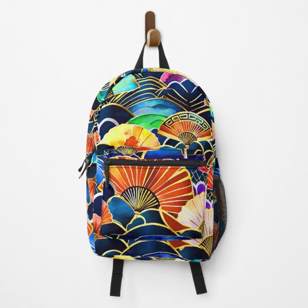 Item preview, Asian Fans Colorful Alcohol Ink-Inspired Modern Designs designed and sold by DEC02.