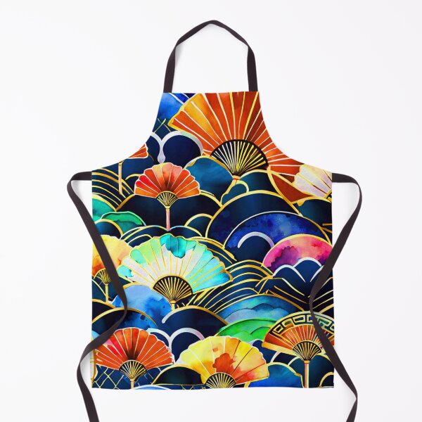 Item preview, Asian Fans Colorful Alcohol Ink-Inspired Modern Designs designed and sold by DEC02.