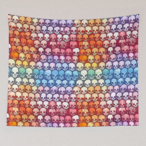 Item preview, Rainbow Skulls designed and sold by calypso-designs.