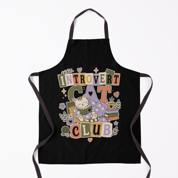 Item preview, Introvert Cat Club Reading Book Cozy Feline designed and sold by markymaarty.