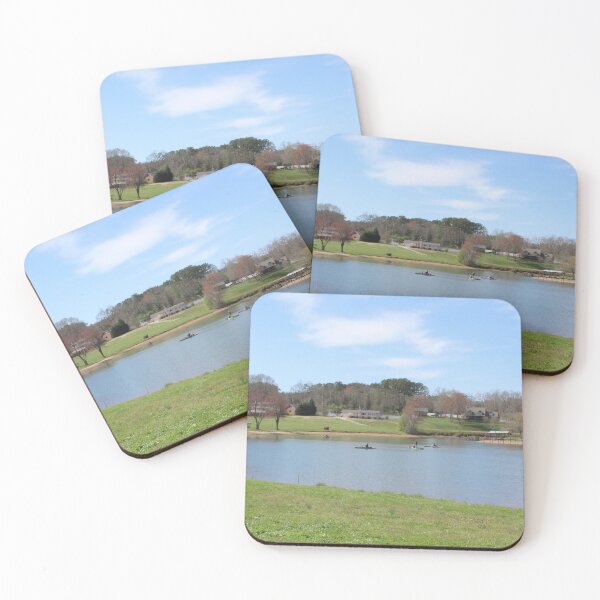 Item preview, Kayakers on a Quiet NC Lake designed and sold by amusefullife.