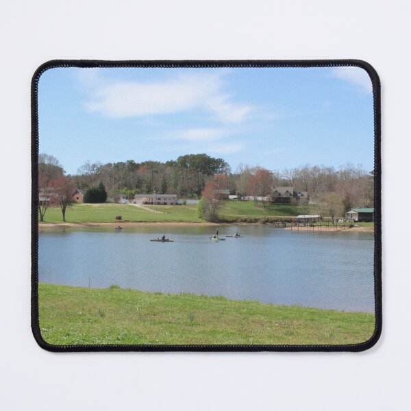 Item preview, Kayakers on a Quiet NC Lake designed and sold by amusefullife.