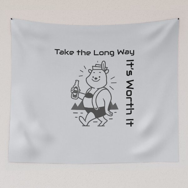 Item preview, Take the Long Way — It’s Worth It designed and sold by CHIEF-HAT STORE.