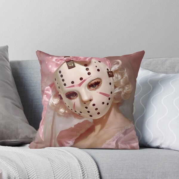 Item preview, Pink Coquette Jason Hockey Mask Pastel Horror designed and sold by iconiicc.