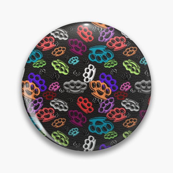Item preview, Colorful Brass Knuckles pattern designed and sold by calypso-designs.