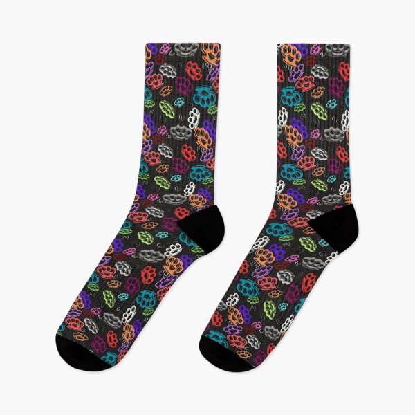 Item preview, Colorful Brass Knuckles pattern designed and sold by calypso-designs.
